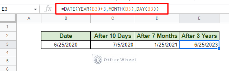 How to Use the DATE function in Google Sheets (An Easy Guide) - OfficeWheel