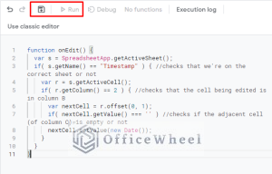 How to Insert a Timestamp in Google Sheets (An Easy Guide) - OfficeWheel