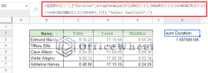 How to Sum a Duration of Time in Google Sheets (An Easy Guide ...