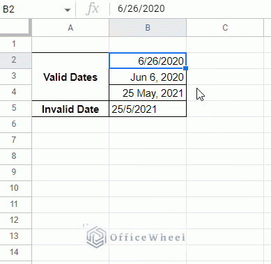 only double clicking on valid dates will bring up the date picker