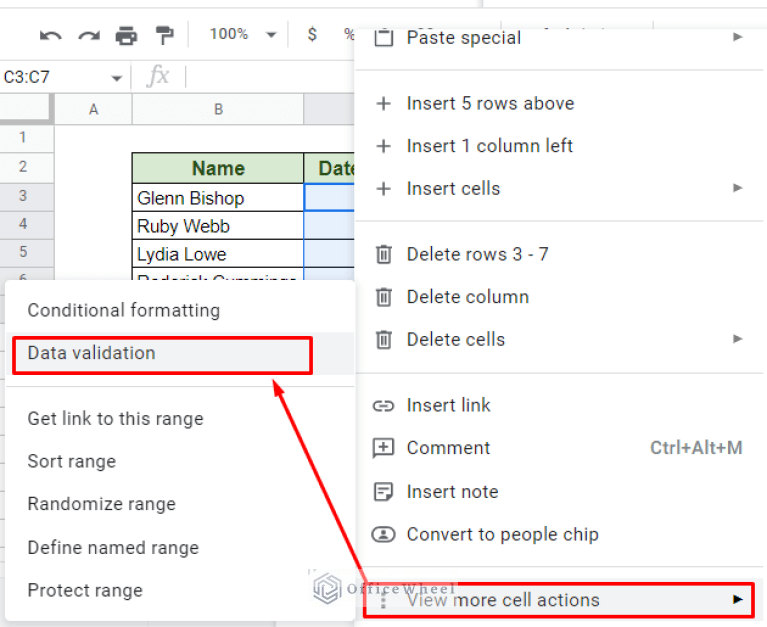 How to Apply a Date Picker in Google Sheets (An Easy Guide) OfficeWheel