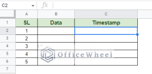 How to Insert a Timestamp in Google Sheets (An Easy Guide) - OfficeWheel
