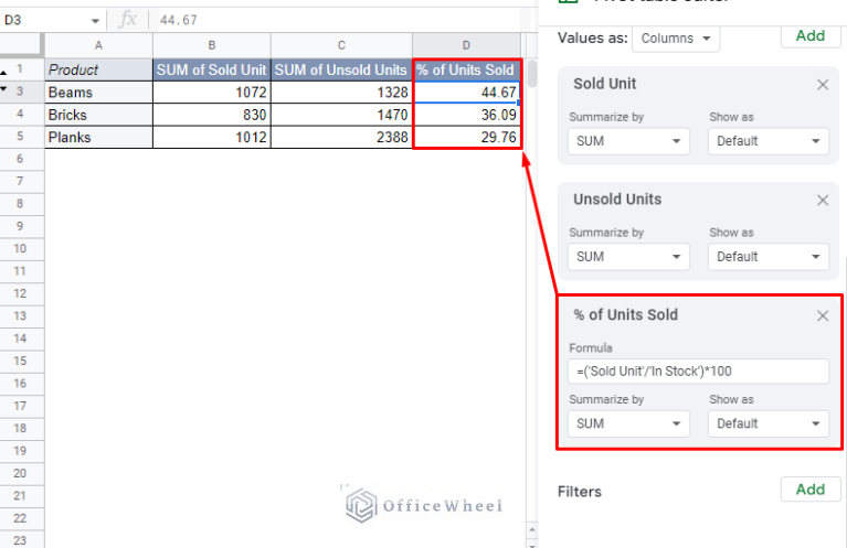 Using Custom Formula in a Google Sheets Pivot Table (3 Easy Ways ...
