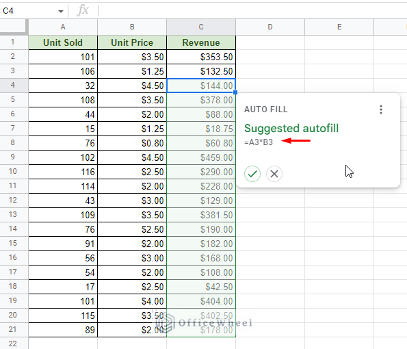 smart fill can automatically generate formulas for the user