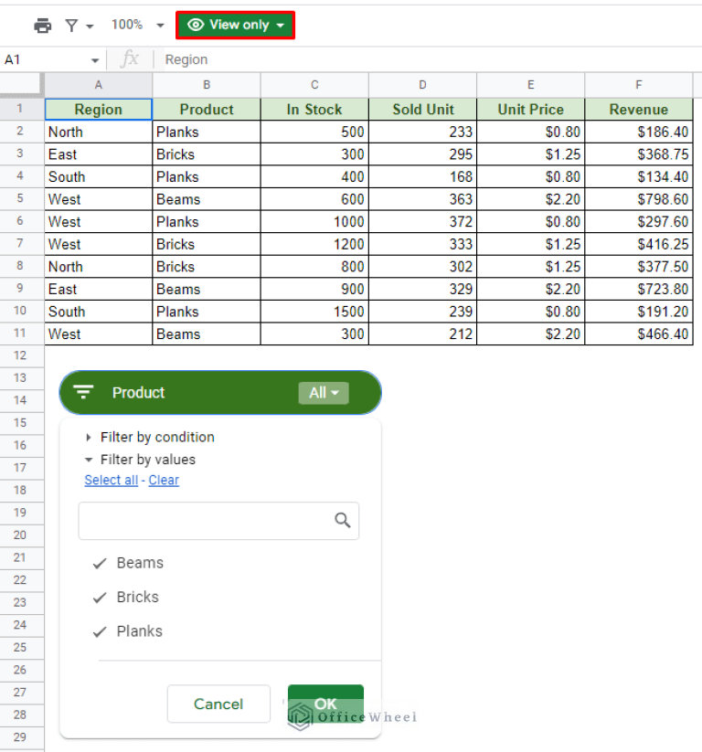 Google Sheets Slicer VS Filter (A Comprehensive Guide) OfficeWheel