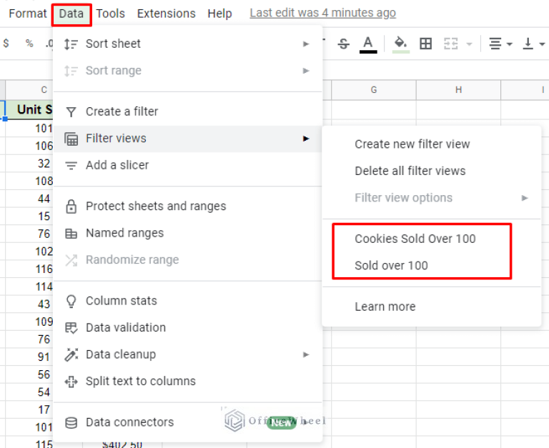 Filter Data Using Filter Views in Google Sheets (An Easy Guide