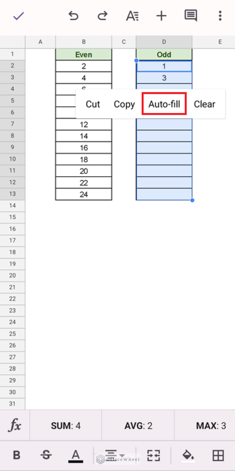 How To Autofill Numbers In Google Sheets An Easy Guide OfficeWheel