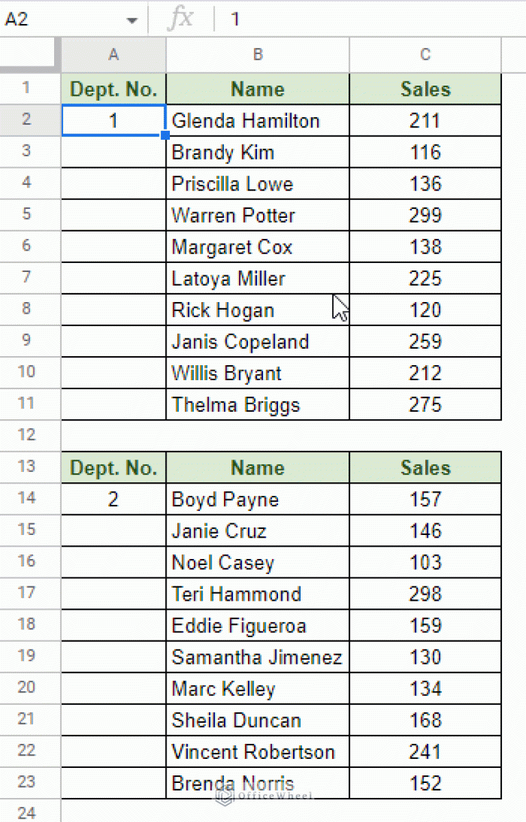 How To Autofill Numbers In Google Sheets An Easy Guide OfficeWheel