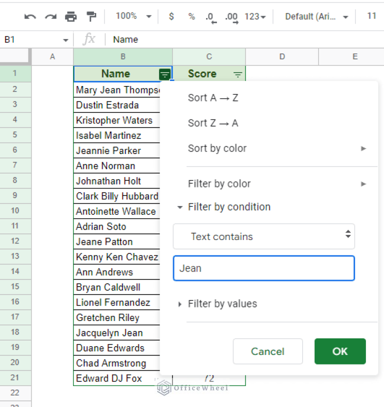 Google Sheets Filter Data if it Contains Value (A Comprehensive Guide