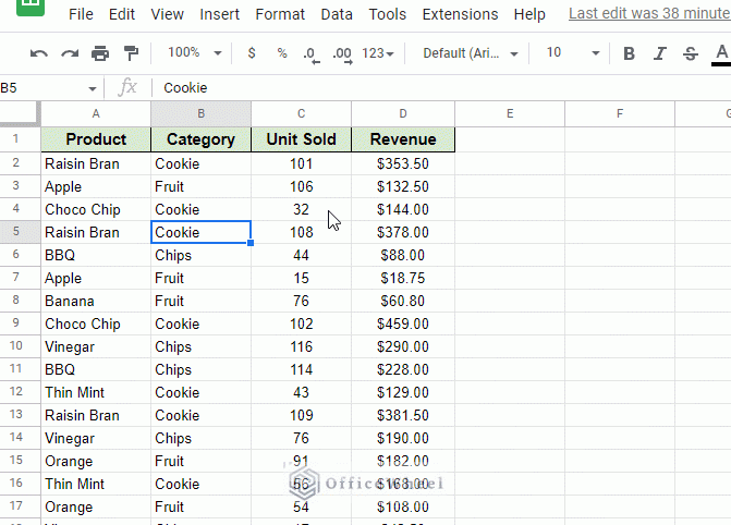 how to set a filter from the data tab in google sheets