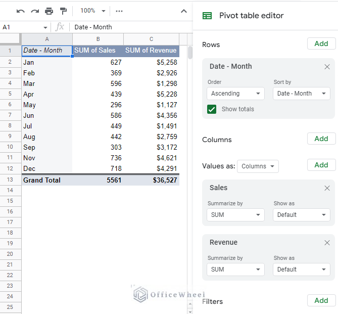 Sort Subgroups Pivottable Value Google Sheets Pivot Table: Sort by Value (3 Easy Ways) - OfficeWheel