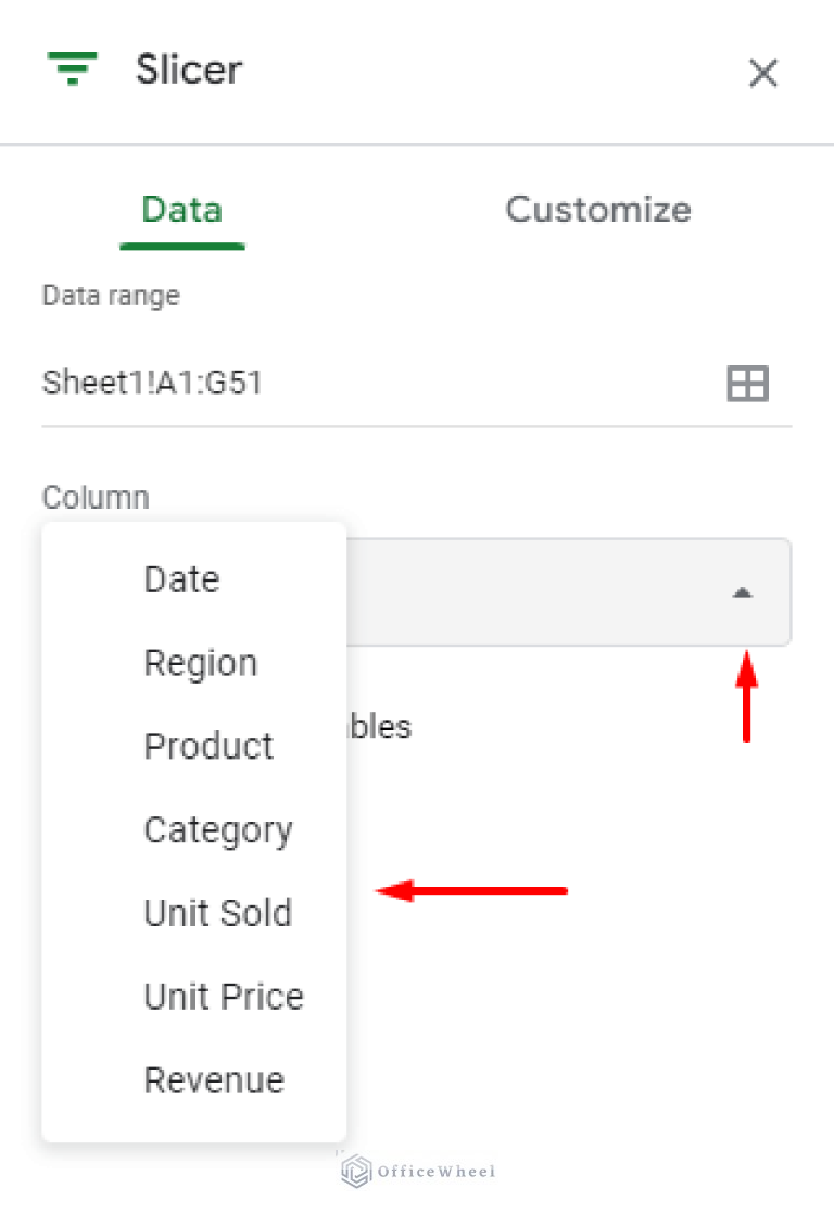 Google Sheets Slicer Tutorial - OfficeWheel