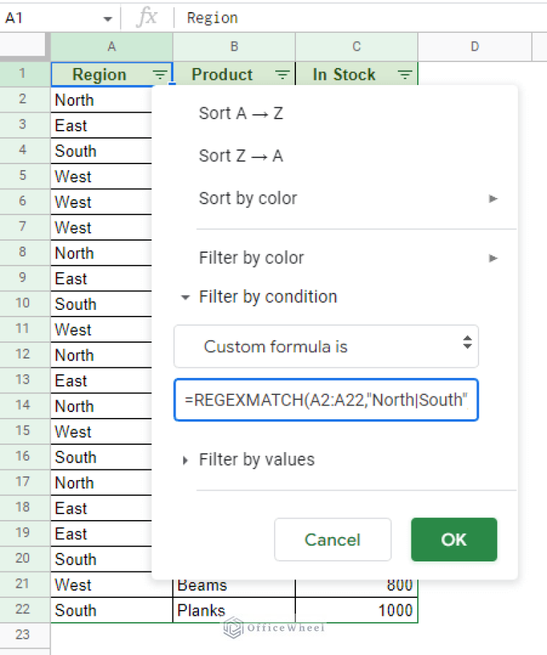 Google Sheets Filter Data that Contains Text (3 Easy Ways) OfficeWheel