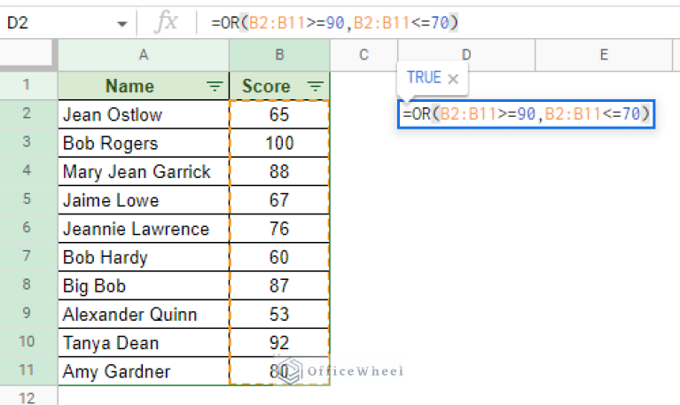 How to Filter by Condition Using a Custom Formula in Google Sheets (3 ...