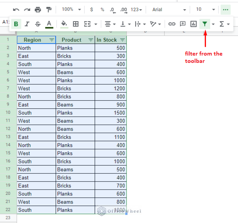 Google Sheets Filter Multiple Conditions