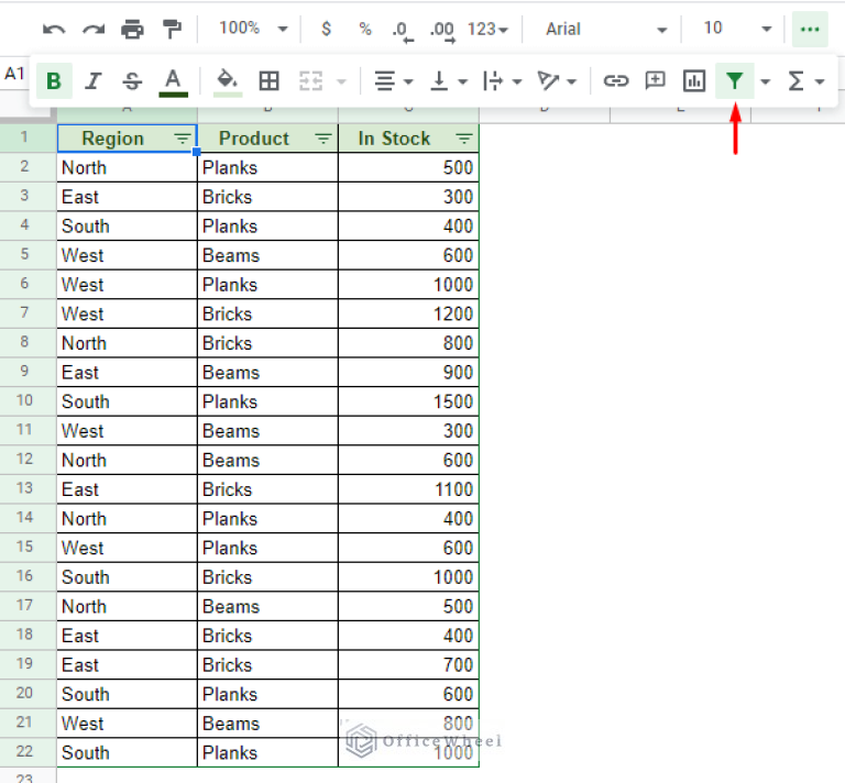 Google Sheets Filter Data that Contains Text (3 Easy Ways) OfficeWheel