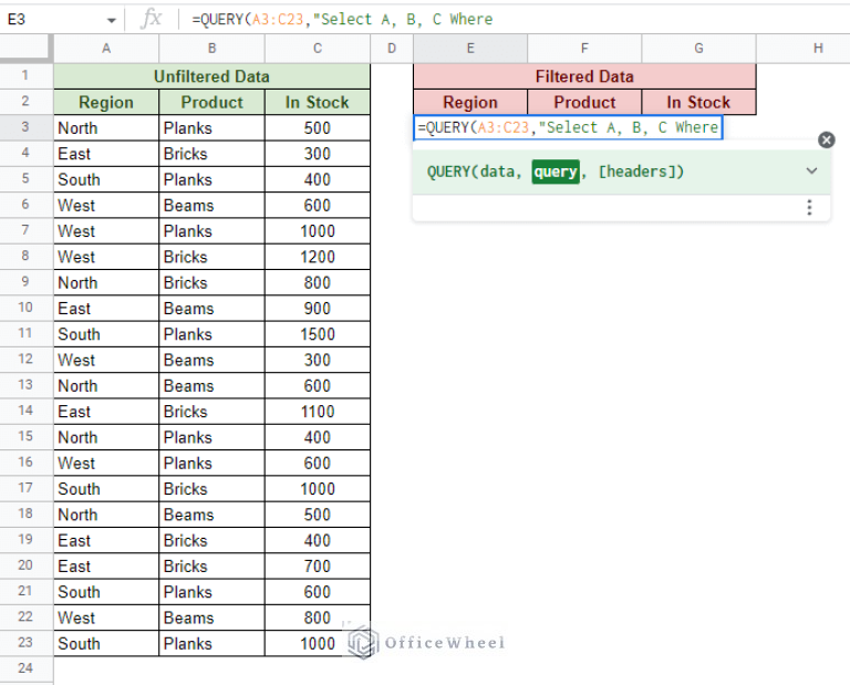 How to Filter with QUERY for Multiple Criteria in Google Sheets (An Easy Guide)