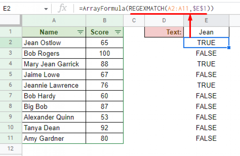 How to Filter by Condition Using a Custom Formula in Google Sheets (3
