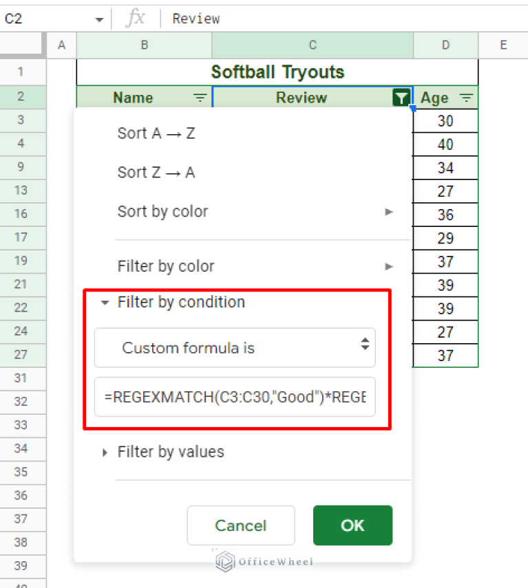 Filter Values that Contains Multiple Text Criteria in Google Sheets (2