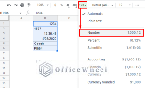 Google Sheets: Convert Value to Number (3 Easy Ways) - OfficeWheel
