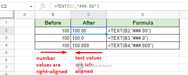 format numbers as text microsoft support