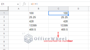 Google Sheets: Convert Text to Number (6 Easy Ways) - OfficeWheel