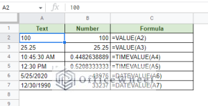 Google Sheets: Convert Text to Number (6 Easy Ways) - OfficeWheel