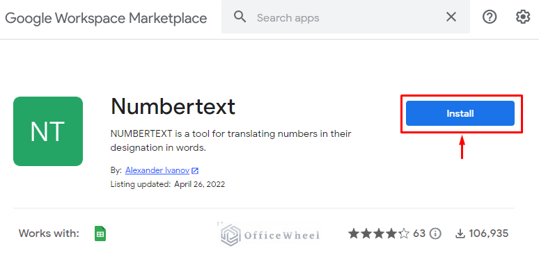 install the numbertext add-on to google sheets
