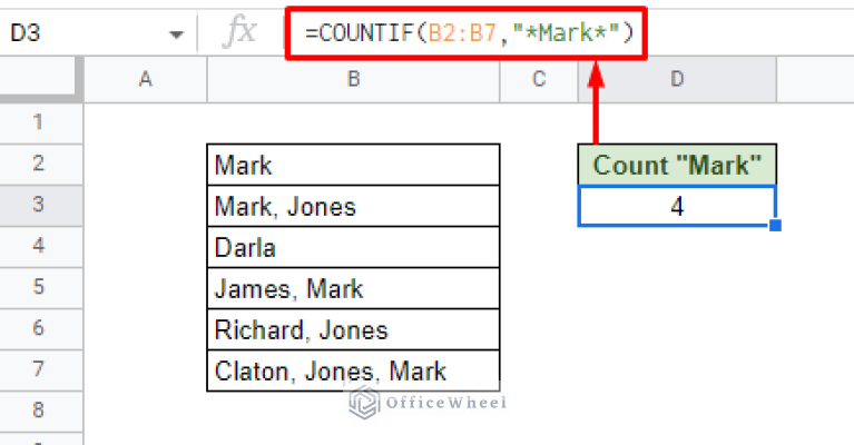 How to Count Cells in Google Sheets (4 Easy Ways) - OfficeWheel