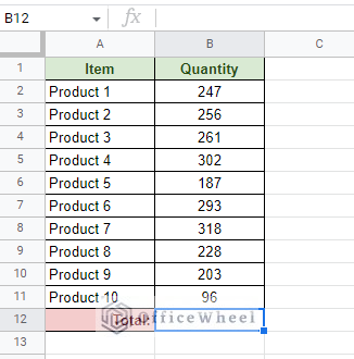 How to Automatically Add Numbers in Google Sheets - OfficeWheel