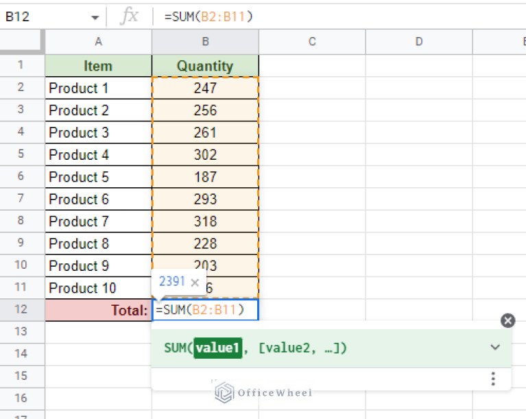 How To Automatically Add Numbers In Google Sheets OfficeWheel
