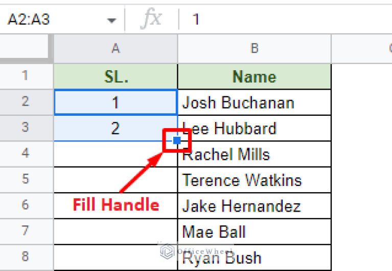 How To Automatically Add Numbers In Google Sheets OfficeWheel   3 How To Automatically Add Numbers In Google Sheets 767x529 