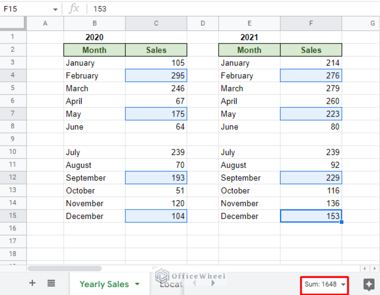 Google Sheets Sum an Entire Column (4 Easy Ways) OfficeWheel