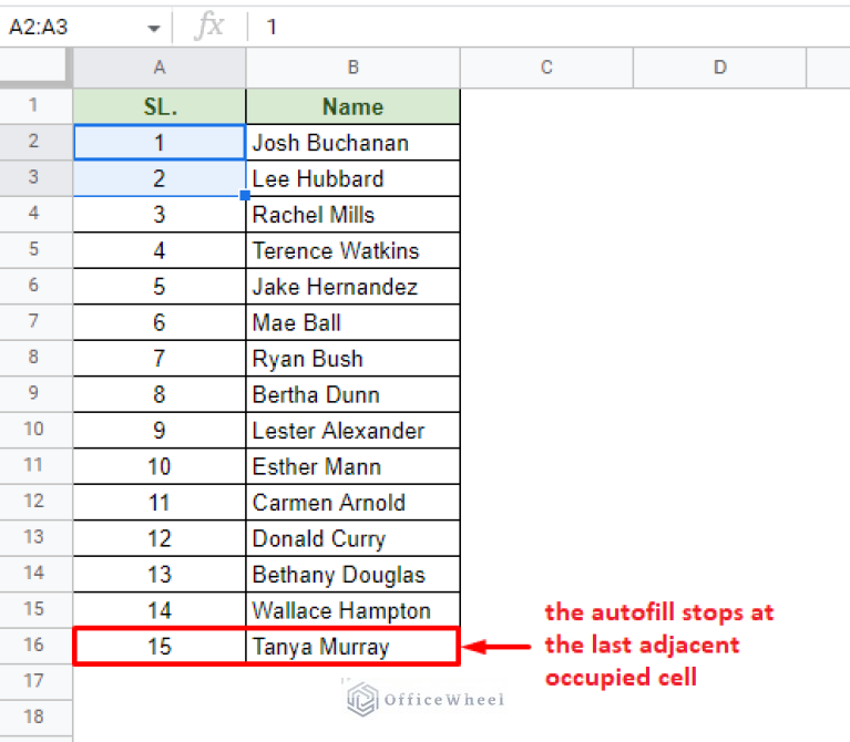 How to Automatically Add Numbers in Google Sheets - OfficeWheel