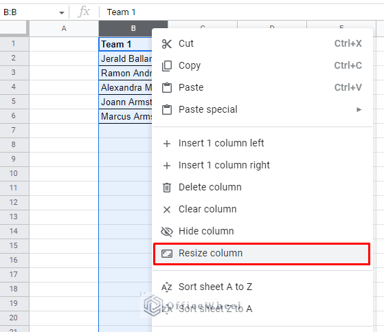 Google Sheet Textformat How to Format Cells to Fit Text in Google Sheets (2 Ways) - OfficeWheel