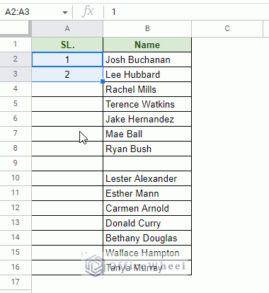 How to Automatically Add Numbers in Google Sheets - OfficeWheel