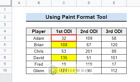 Copy Conditional Formatting with Relative Cell References in Google Sheets