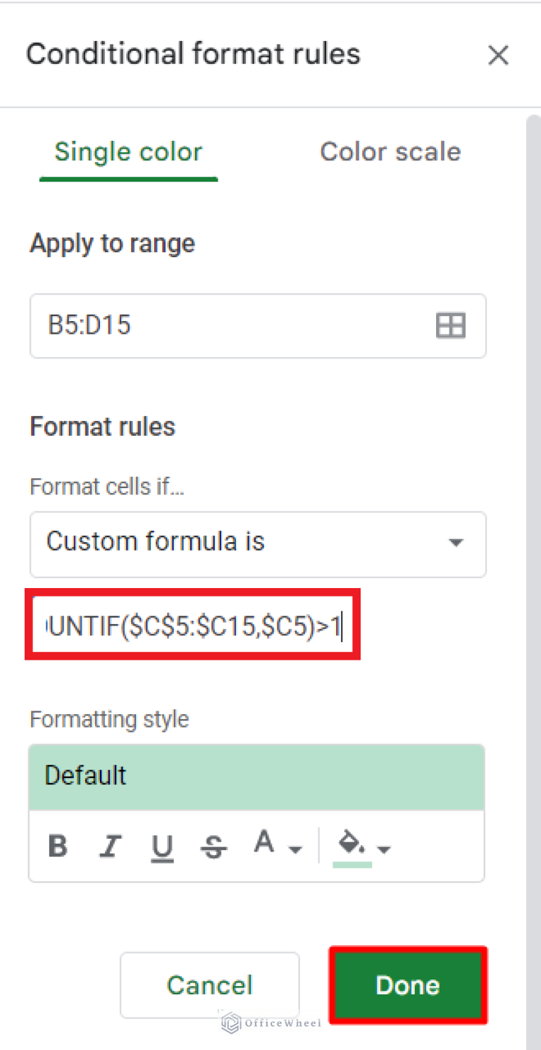 How to Use Formula to Highlight Duplicates in Google Sheets