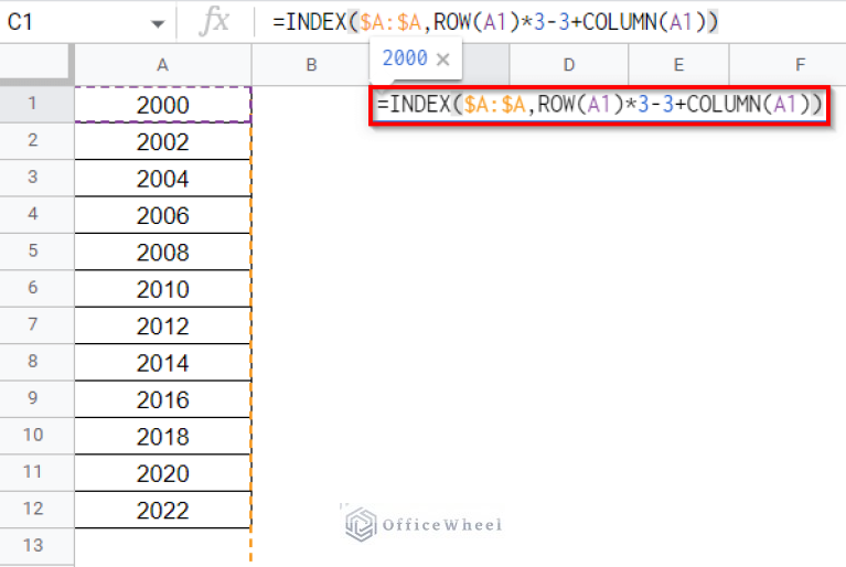 How to Copy Horizontal and Paste Vertical in Google Sheets