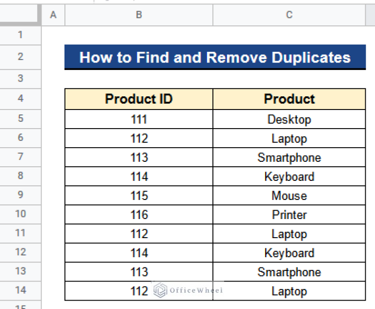 How to Find and Remove Duplicates in Google Sheets (5 Ways)