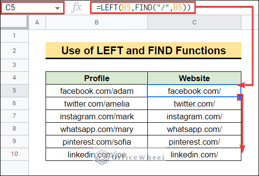 How to Remove Everything after Character in Google Sheets