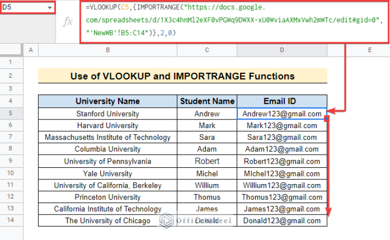 How to VLOOKUP from Another Sheet in Google Sheets (2 Ways)