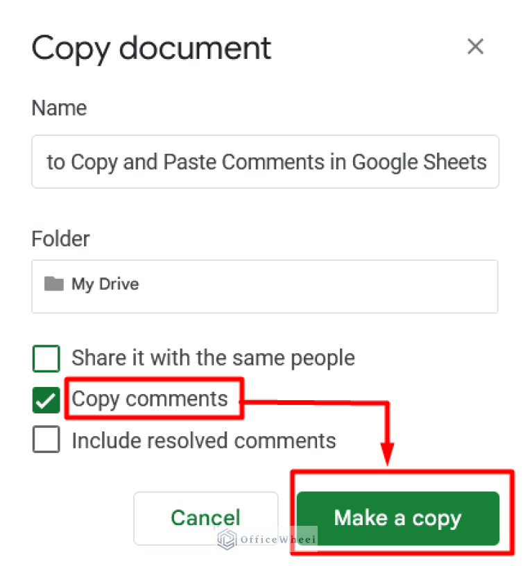 How to Copy and Paste Comments in Google Sheets (2 Tricks)