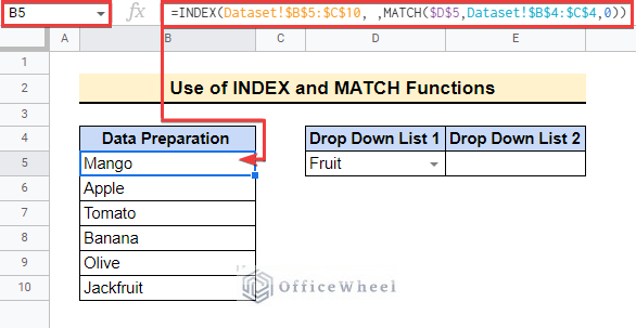 Conditional Dropdowns How to Create Conditional Drop Down List in Google Sheets