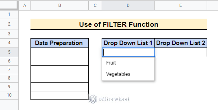 Conditional Dropdowns How to Create Conditional Drop Down List in Google Sheets