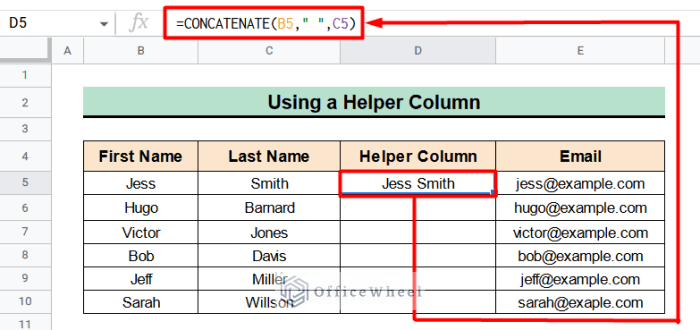 Combine CONCATENATE and VLOOKUP Functions in Google Sheets for Multiple Criteria