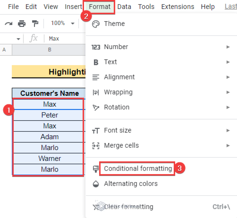 conditional-formatting-highlight-duplicates-in-google-sheets