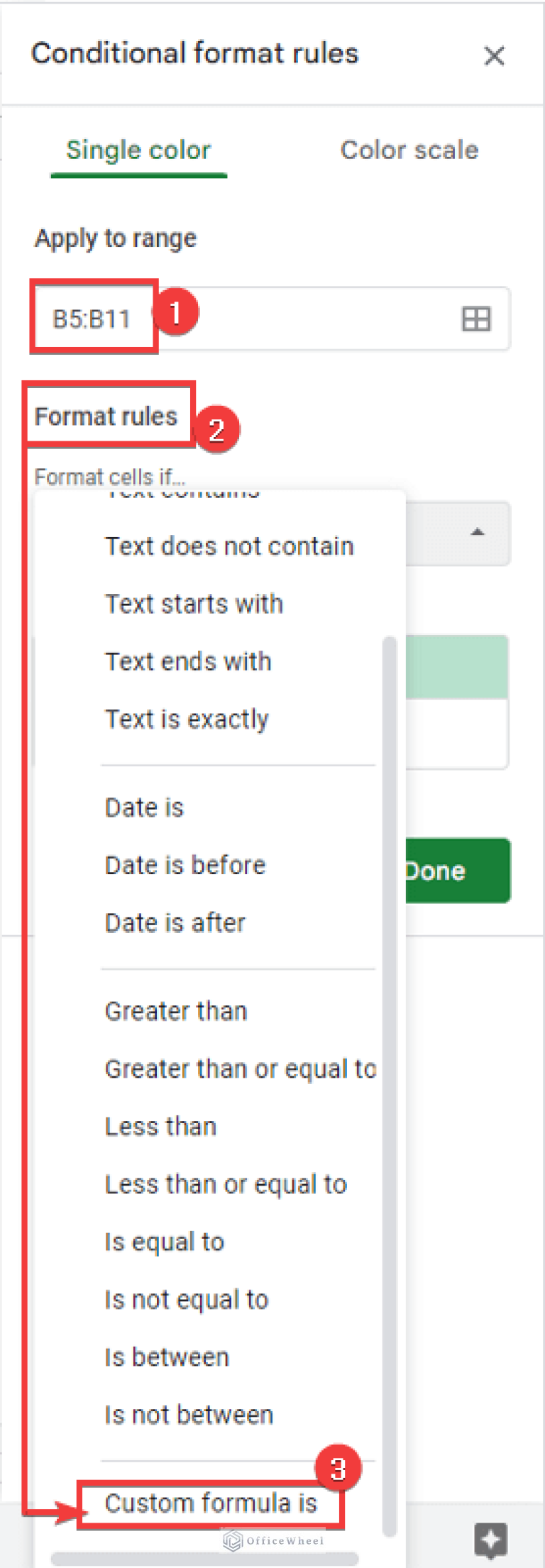 Conditional Formatting Highlight Duplicates in Google Sheets