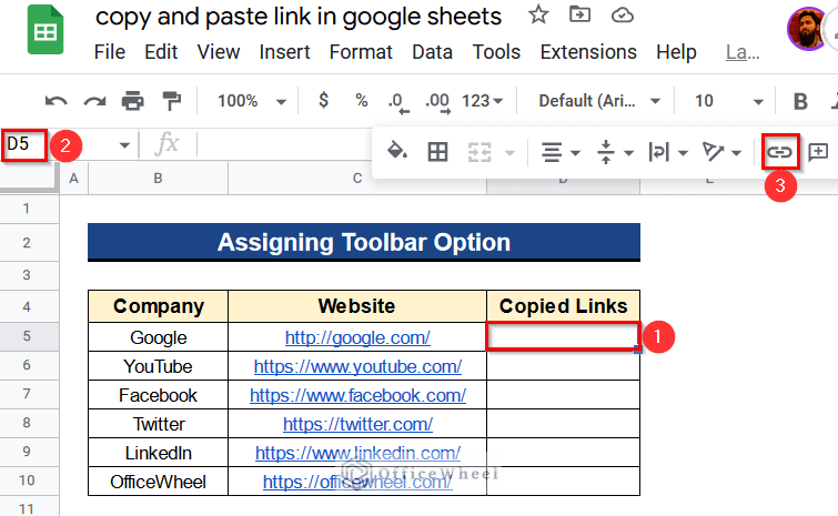 How to Copy and Paste Link in Google Sheets (6 Quick Methods)
