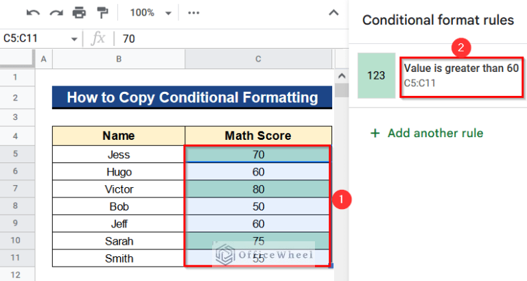 How To Copy Conditional Formatting In Google Sheets To Another Sheet